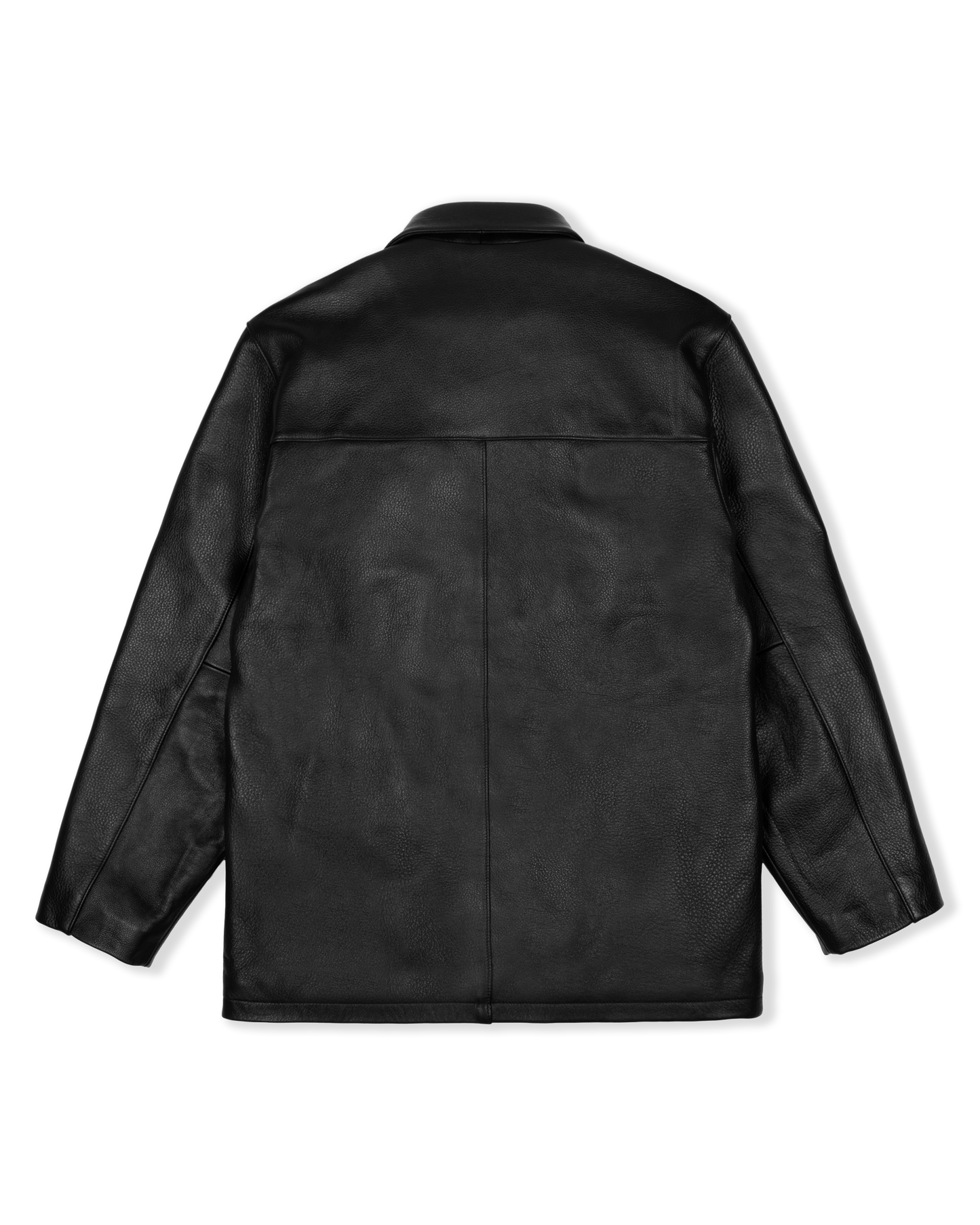 Glossy Leather Car Coat