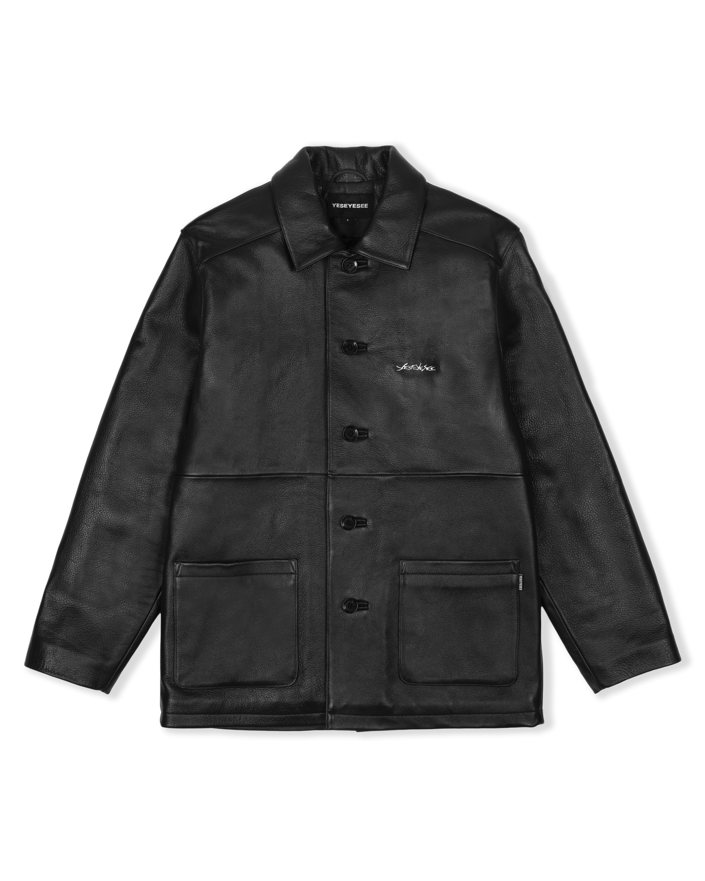 Glossy Leather Car Coat