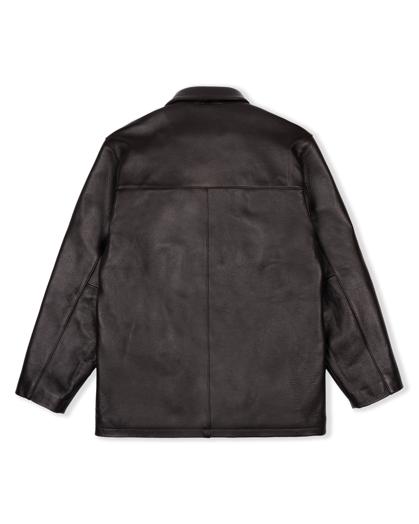 Glossy Leather Car Coat