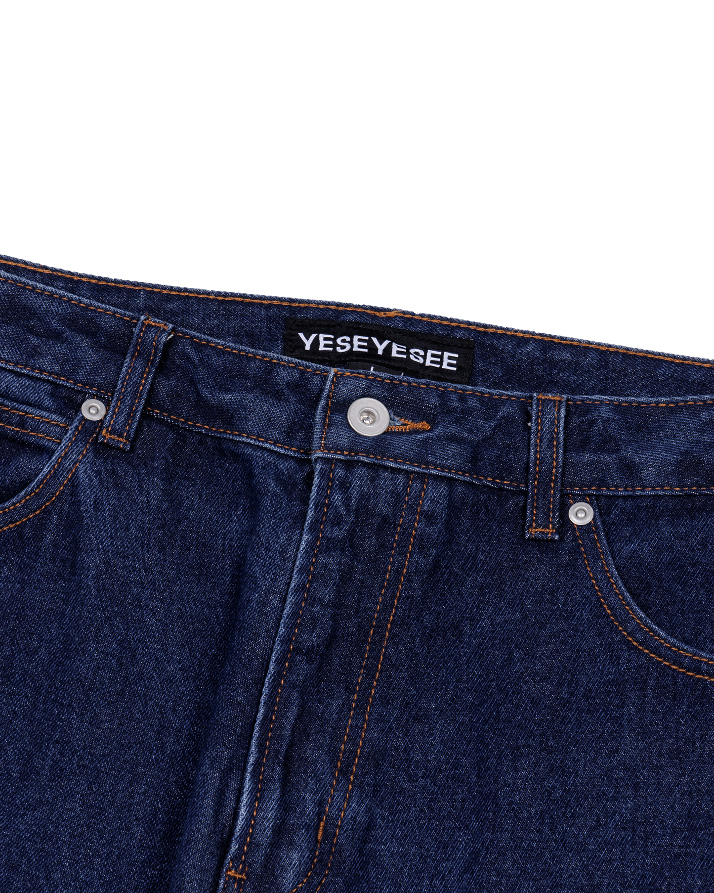 Knit Patched Jeans