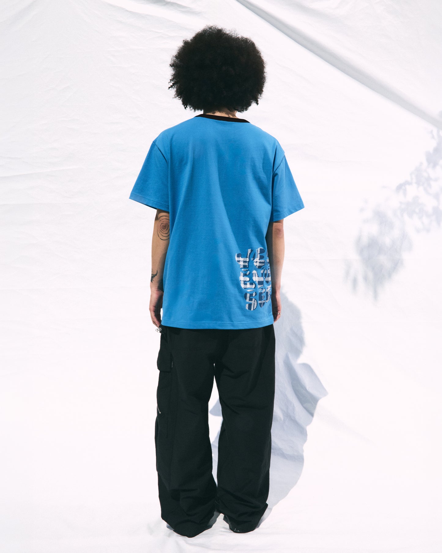 Plaid C-Logo Tee