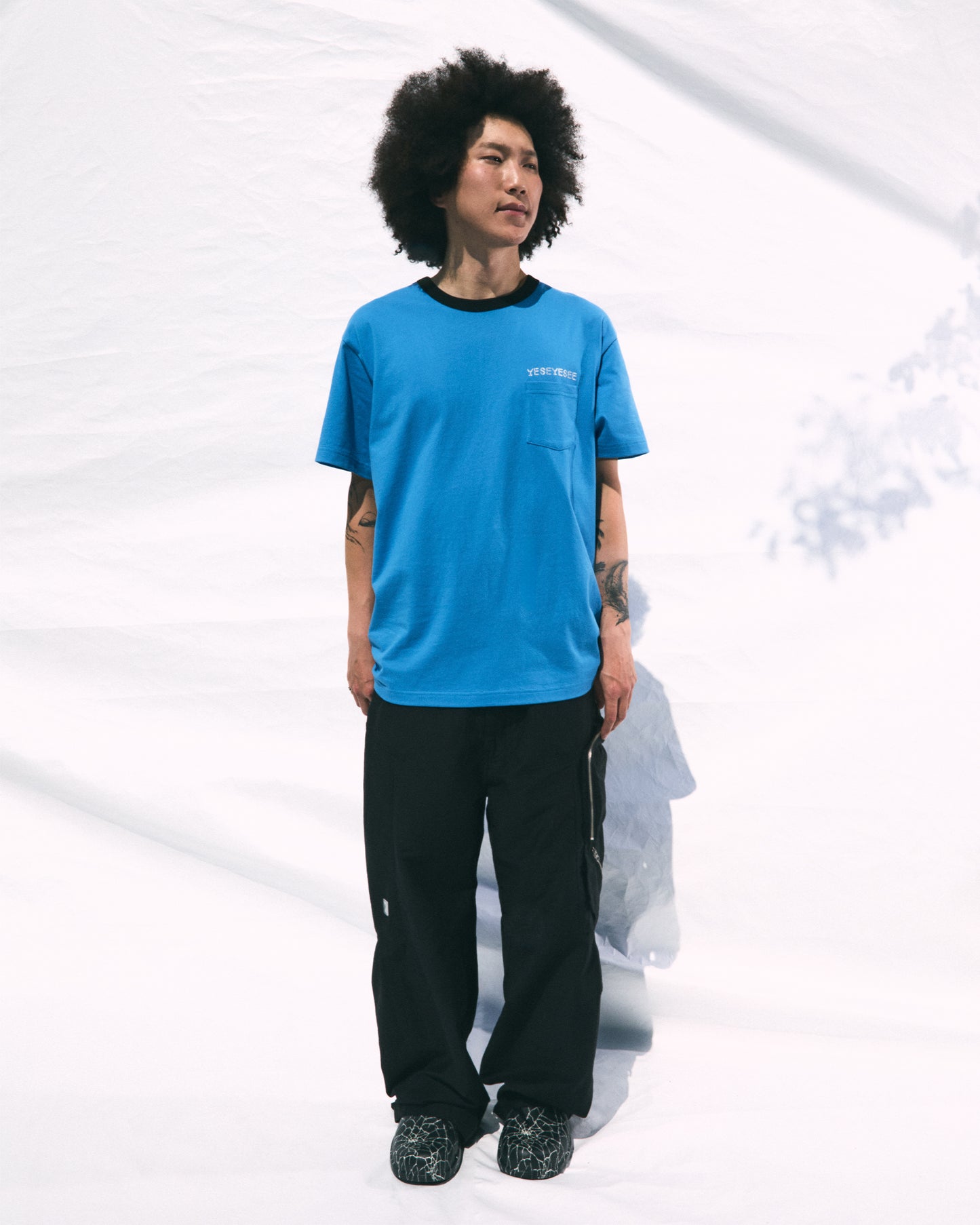 Plaid C-Logo Tee